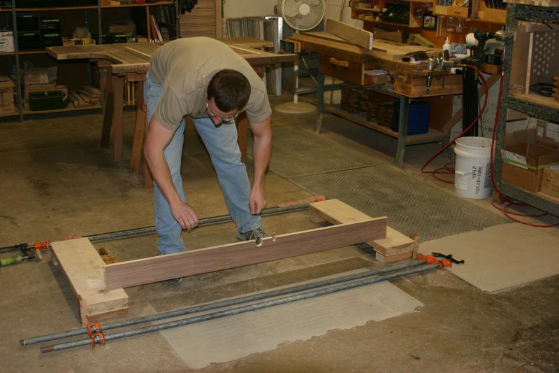 IMG_5149 Bottom Rail placement