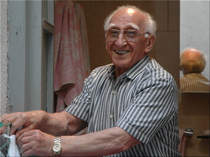  Julian Coria en su piso de la Catedral 