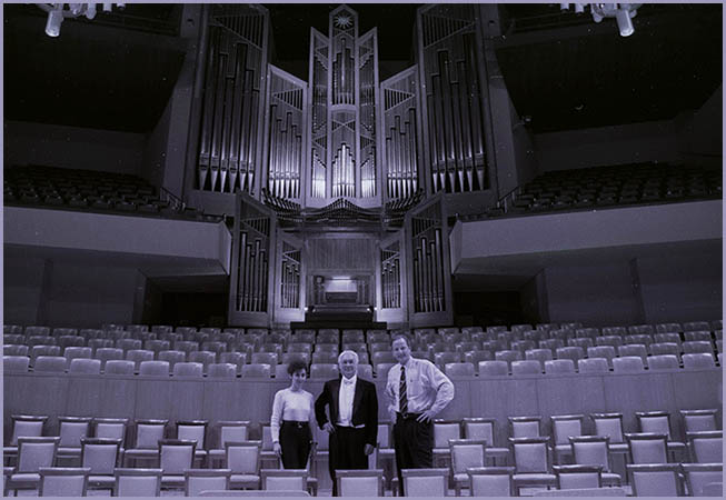  P. Domingo Losada con Pilar Cabrera y Michael Reckling 