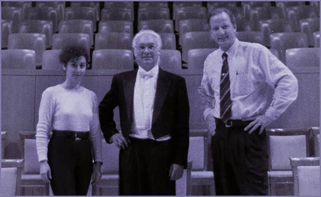  P. Domingo Losada con Pilar Cabrera y Michael Reckling 