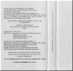  Grabaci&oacute;n del Requiem de Mozart 