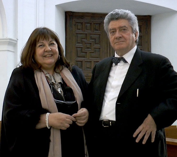  Mar&iacute;a Natividad de Santiago Blanco con su esposo Antonio R. Baciero 